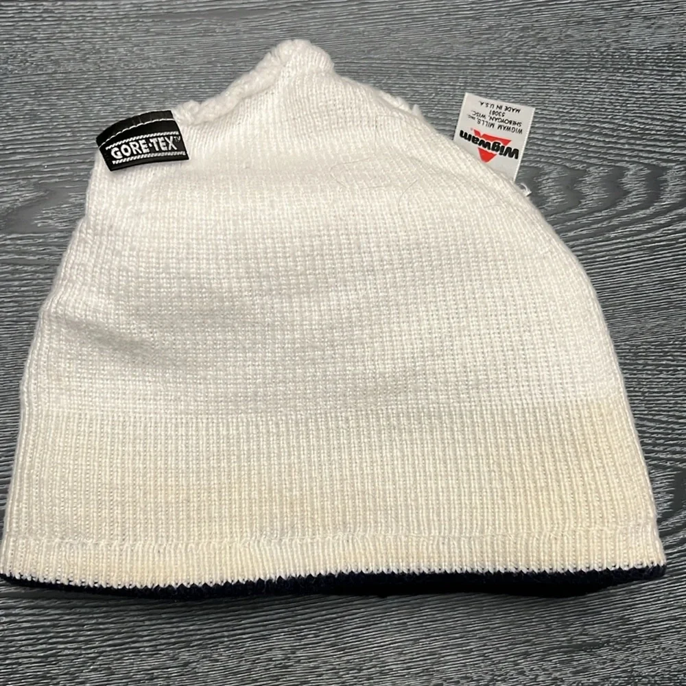 Wigwam Wool Dark Blue & White Beanie-Unisex